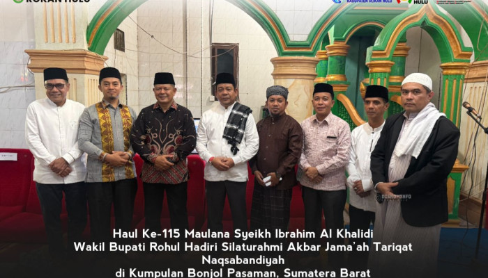 Wabup Syafaruddin Hadiri Haul Ke-115 Maulana Syeikh Ibrahim Al Khalidi di Kumpulan Bonjol Pasaman