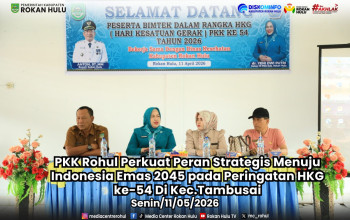 Peringatan HKG PKK ke-54, PKK Rohul Perkuat Peran Strategis Menuju Indonesia Emas 2045