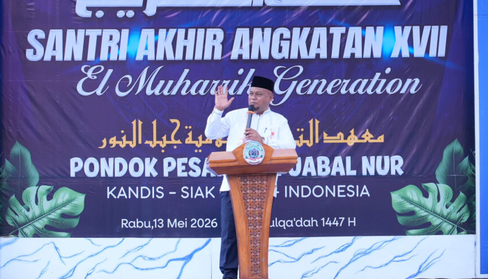 Wabup Syamsurizal Hadiri Wisuda Ponpes Jabal Nur, Titip Harapan untuk Generasi Muda