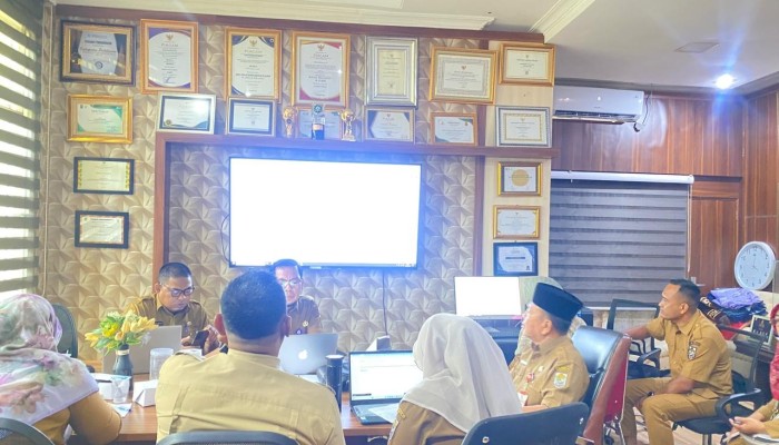 Tingkatkan Koordinasi dan Sinergi, Pemkab Pelalawan Gelar Rapat Evaluasi Penginputan Data Penilaian KPPA Tahun 2026