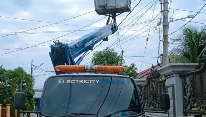Dishub Pekanbaru Pastikan Peremajaan Lampu PJU Tetap Berjalan