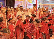 Resmikan Gedung TK, SD dan SMP Assisi di Pangkalan Kerinci, Bupati Zukri Ungkap Rasa Bangga dan Bahagia