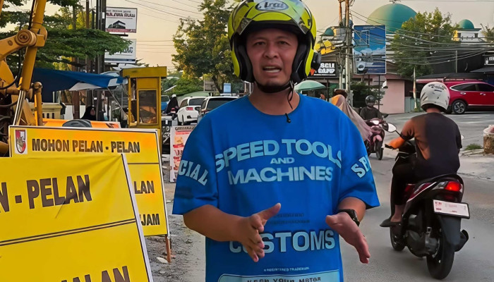 Pastikan Perbaikan Jalan Rambutan Mulai Dikerjakan, Wako Pekanbaru: Dari Ujung ke Ujung Kita Bagusin