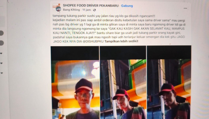 Terima Laporan Warga, Dishub Pekanbaru Tindak Oknum Jukir Nakal yang Diduga Ancam Pengemudi Ojol di Jalan Riau
