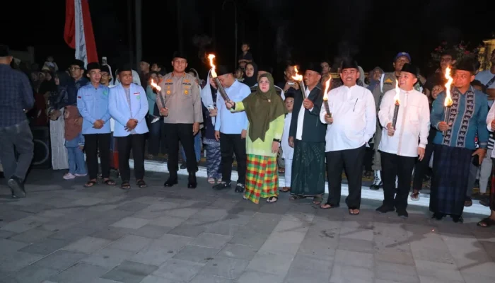 Hidupkan Kembali Pawai Obor di Kota Pusaka, Bupati Afni: Sebagai Tradisi dan Syiar Islam