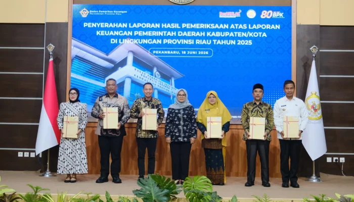 Tekankan Penguatan Tata Kelola Keuangan, Pemkab Siak Konsisten Raih WTP ke-15 Kali Berturut-turut dari BPK RI