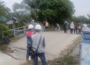 Jembatan Jalan Nelayan Amblas, Pemko Pekanbaru Koordinasi ke BWSS Segera Lakukan Perbaikan