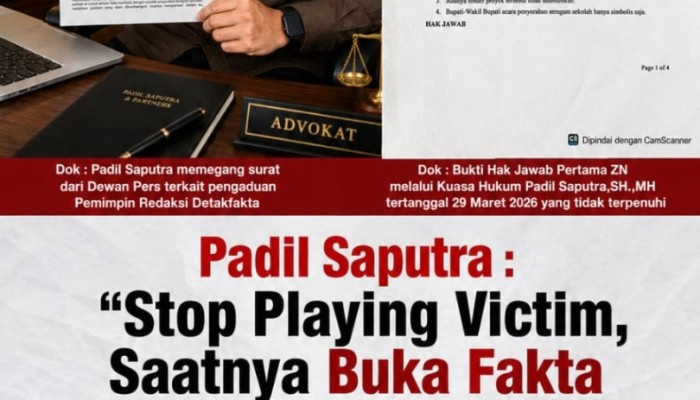 Dewan Pers Nyatakan Ada Pelanggaran, Ahmadi Diminta Hormati Proses Hukum