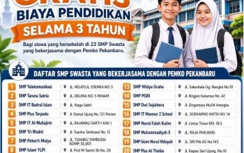 Gratiskan Akses Pendidikan di 23 Sekolah Swasta, Wako Agung: Komitmen Zero Anak Putus Sekolah