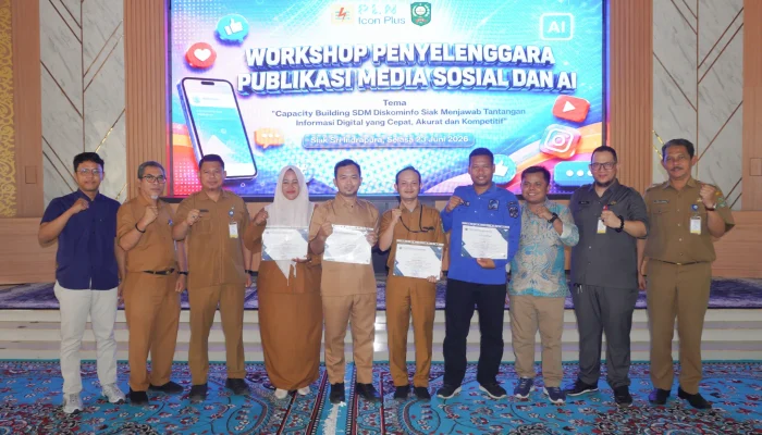 Perkuat Kompetensi SDM, Diskominfo Siak Gelar Workshop Publikasi Media Sosial dan AI
