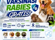 Pemko Pekanbaru Gelar Vaksinasi Rabies Gratis, ini Jadwal dan Lokasinya!