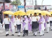 Pawai Ta’aruf MTQ XLIV Riau, Bupati Afni Pimpin Langsung Kafilah Siak