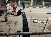 Dinas PUPR Siak Ganti Expansion Joint di Jembatan TASL