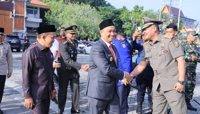 Wawako Pekanbaru Hadiri Upacara Peringatan Bhayangkara ke-80, Tegaskan Perkuat Sinergitas