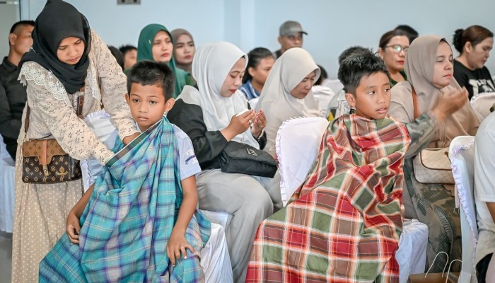 Kolaborasi Bersama RS Syafira, Pemko Gelar Sunat Massal 100 Anak di HUT ke-242 Pekanbaru