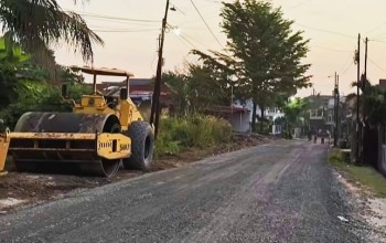Puluhan Tahun tak Tersentuh Pembangunan, Kini Jalan Melati Diperbaiki Walikota Agung