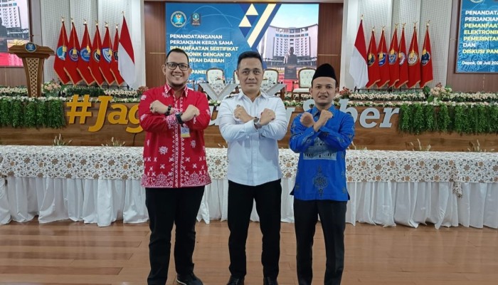 Perpanjang Kerja Sama Sertifikat Elektronik dengan BSSN, Komitmen Pemkab Siak Perkuat Keamanan & Layanan Digital
