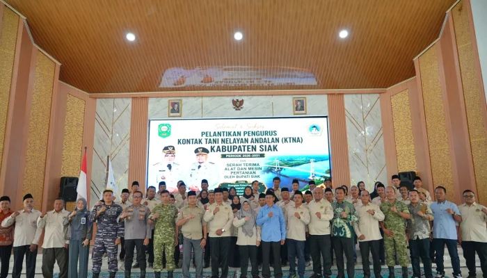 Bupati Afni Lantik Pengurus KTNA Siak, Tegaskan Pemda Siap Dampingi Petani dan Nelayan