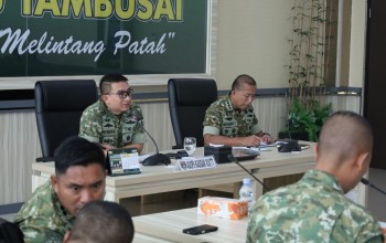 Kodam XIX Tuanku Tambusai Gelar Laporan Awal, Satgasyon 132/Bima Sakti 2026 Dinyatakan Siap Operasi