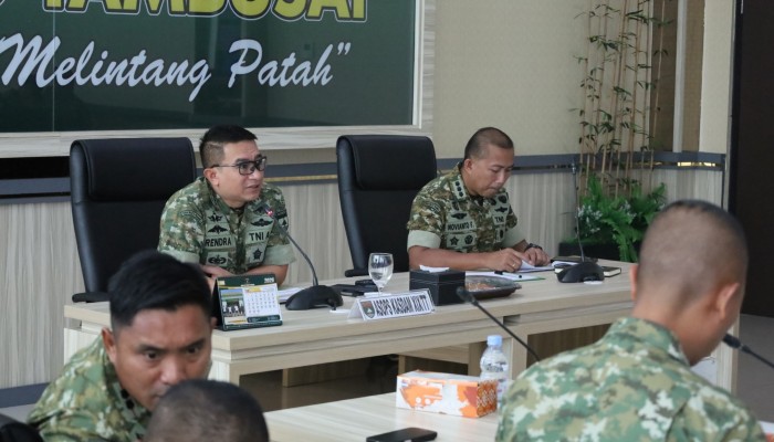 Kodam XIX Tuanku Tambusai Gelar Laporan Awal, Satgasyon 132/Bima Sakti 2026 Dinyatakan Siap Operasi