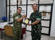 Kodam XIX Tuanku Tambusai Tegaskan Komitmen Pembinaan Satuan, Pangdam Terima Audiensi Denpusen Arhanud