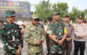 Kodam XIX Tuanku Tambusai Resmi Buka TMMD Ke-129 di Pelalawan, Genjot Pembangunan Jalan 2,5 Kilometer dan Program Kerakyatan
