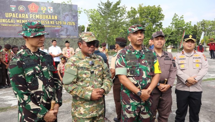 Kodam XIX Tuanku Tambusai Resmi Buka TMMD Ke-129 di Pelalawan, Genjot Pembangunan Jalan 2,5 Kilometer dan Program Kerakyatan