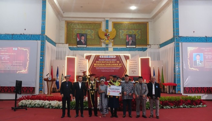 Wakil Bupati Pelalawan Hadiri Dies Natalis ke-10 dan Wisuda VI ITP2I