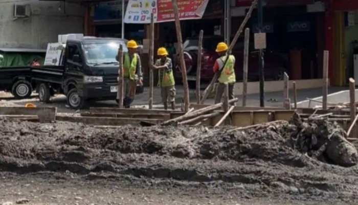 Pemko Pekanbaru Tanggulangi Banjir di Dharma Bakti, Drainase Sepanjang 1,2 Kilometer Dibangun