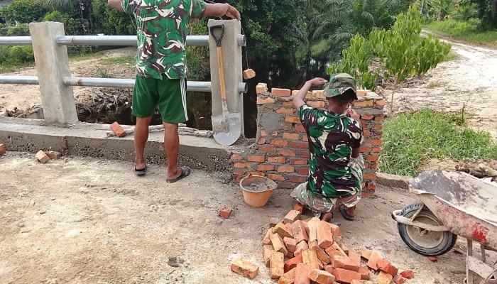 Kodam XIX/Tuanku Tambusai Genjot Jembatan Garuda Armco, Infrastruktur Penghubung untuk 1.000 Penerima Manfaat