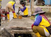 Penanganan Banjir di Pekanbaru Berlanjut, Drainase Jalan Paus – Arengka Dinormalisasi