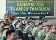 Pangdam Tegaskan Zero Error, Kodam XIX Tuanku Tambusai Pastikan Kesiapan Lat Ops dan Satgas Pamtas