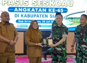 Kuliah Kerja Kejuangan, Bupati Afni Sambut Langsung Kunjungan Pasis Seskoau angkatan ke – 65