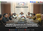 Sinergikan Tata Kelola Aset dan Pinjaman Daerah, Pemkab dan DPRD Rohul Berkonsultasi ke BPKP Riau