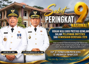 Sabet Peringkat 9 Nasional Rokan Hulu Ukir Prestasi Gemilang dalam Pelayanan Investasi dan Kemudahan Berusaha 2026