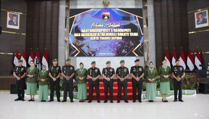 Kodam XIX Tuanku Tambusai Perkuat Regenerasi Kepemimpinan, Empat Perwira Dipercaya Emban Tugas Baru