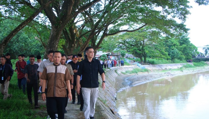 Dapat Dukungan dari Kemenkoinfra, Pinggiran Sungai Sail Ditata Menjadi Kawasan RTH Biru