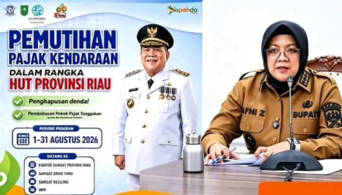 HUT Provinsi Riau, Bupati Afni Ajak Warga Siak Manfaatkan Program Pemutihan Pajak Kendaraan Bermotor