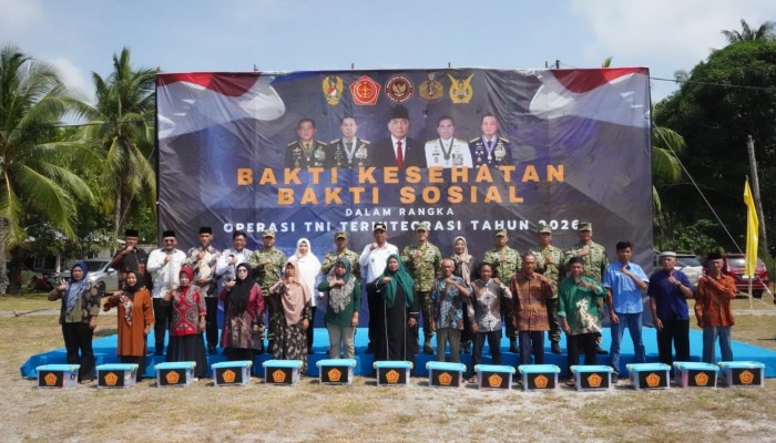 Kaster TNI Pastikan Layanan Kesehatan Gratis Berjalan Optimal, Kodam XIX Tuanku Tambusai Hadir untuk Masyarakat Lingga