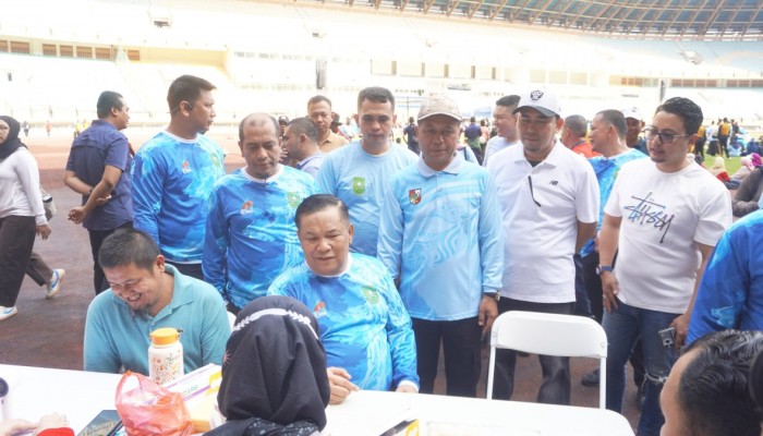 Pemko Pekanbaru Bersama Pemprov Gelar CKG di Stadion Utama Riau