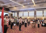 Ketua Kwarcab Pramuka Pekanbaru Lantik Pengurus Saka, Sako dan Kwarran Masa Bakti 2025-2030