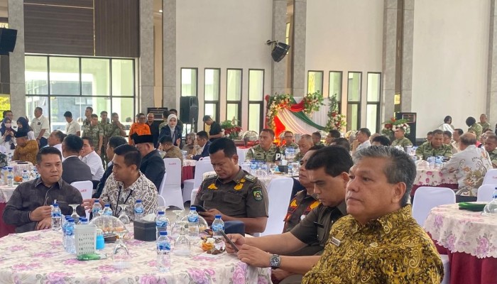 Plt. Asisten III Hadiri Peringatan HUT ke-1 Kodam XIX/Tuanku Tambusai Tahun 2026