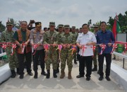 Presiden Prabowo Resmikan Ribuan Jembatan, Jembatan Garuda di Wilayah Kodam XIX/Tuanku Tambusai Turut Diresmikan