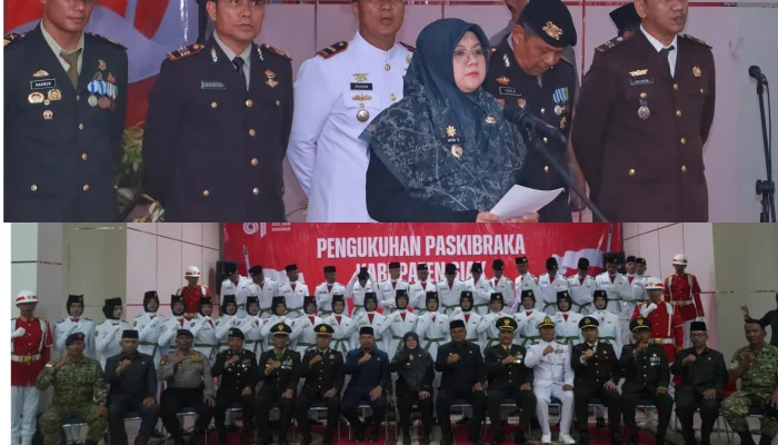 Bupati Afni Kukuhkan 32 Paskibraka Siak, Titip Teladan Negeri Istana untuk Indonesia