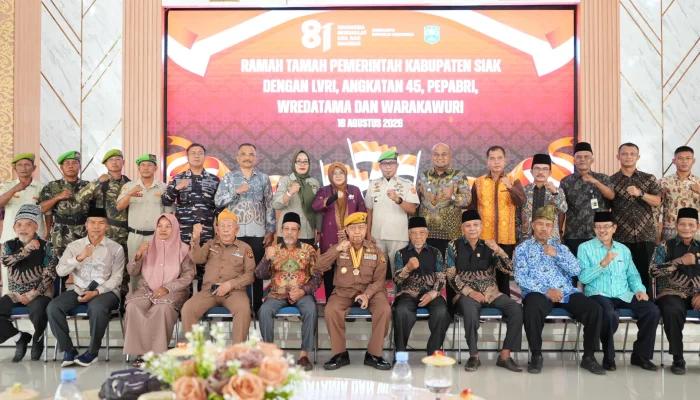 Wujud Nyata Kepedulian Negara, Pemkab Siak Naikkan Sagu Hati Veteran 300 Persen