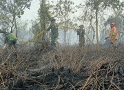 Sinergi TNI-Polri dan Tim Gabungan Bergerak Cepat Atasi Kebakaran Hutan dan Lahan di Rimba Panjang