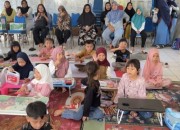 Semarakkan Kreativitas Anak, FBN Kelompok 37 FISIP Unri Gelar Festival Mewarnai di Muara Fajar Timur