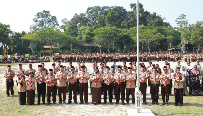 Resmi ditutup, Ini pesan Sekda Siak untuk peserta Pramuka di Kegiatan Kemah Akbar