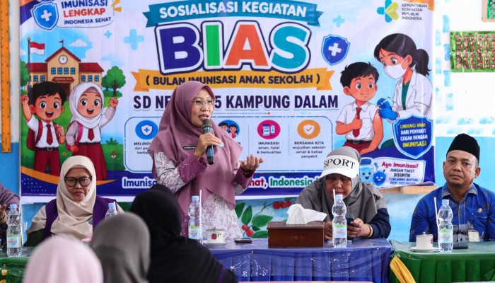 Pemkab Siak Perkuat Edukasi Imunisasi Anak, Ketua TP PKK Siak Minta orang Tua jangan Ragu