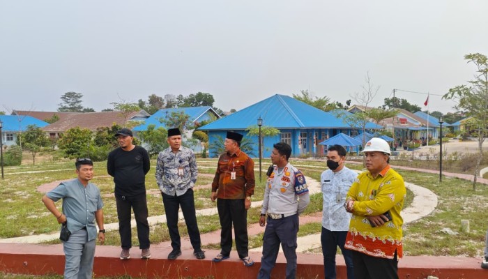 Jelang HUT ke-27, Pemkab Pelalawan Percepat Penyelesaian Tahap Akhir Tugu Bono
